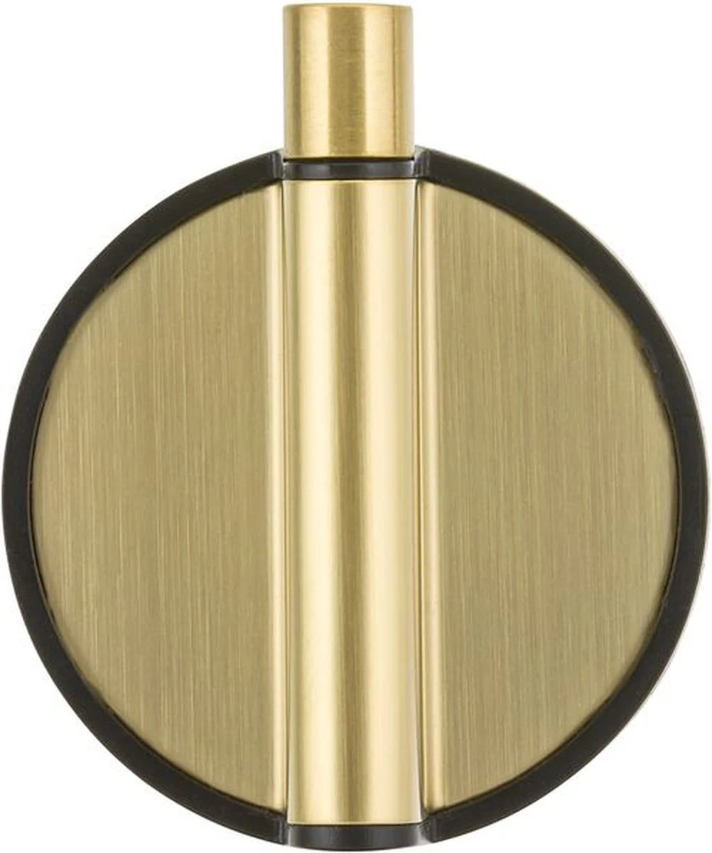 Tiger Tune - Handdoekhaak - Messing Geborsteld / Zwart - Afbeelding 3