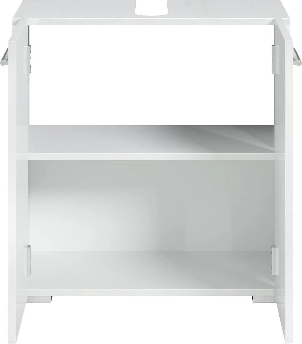 Badplaats Wastafel Onderkast Jupiter 60 Cm X 30 Cm X 60 Cm - Wit - Badkamerkast – Staand Wastafelmeubel - Afbeelding 4