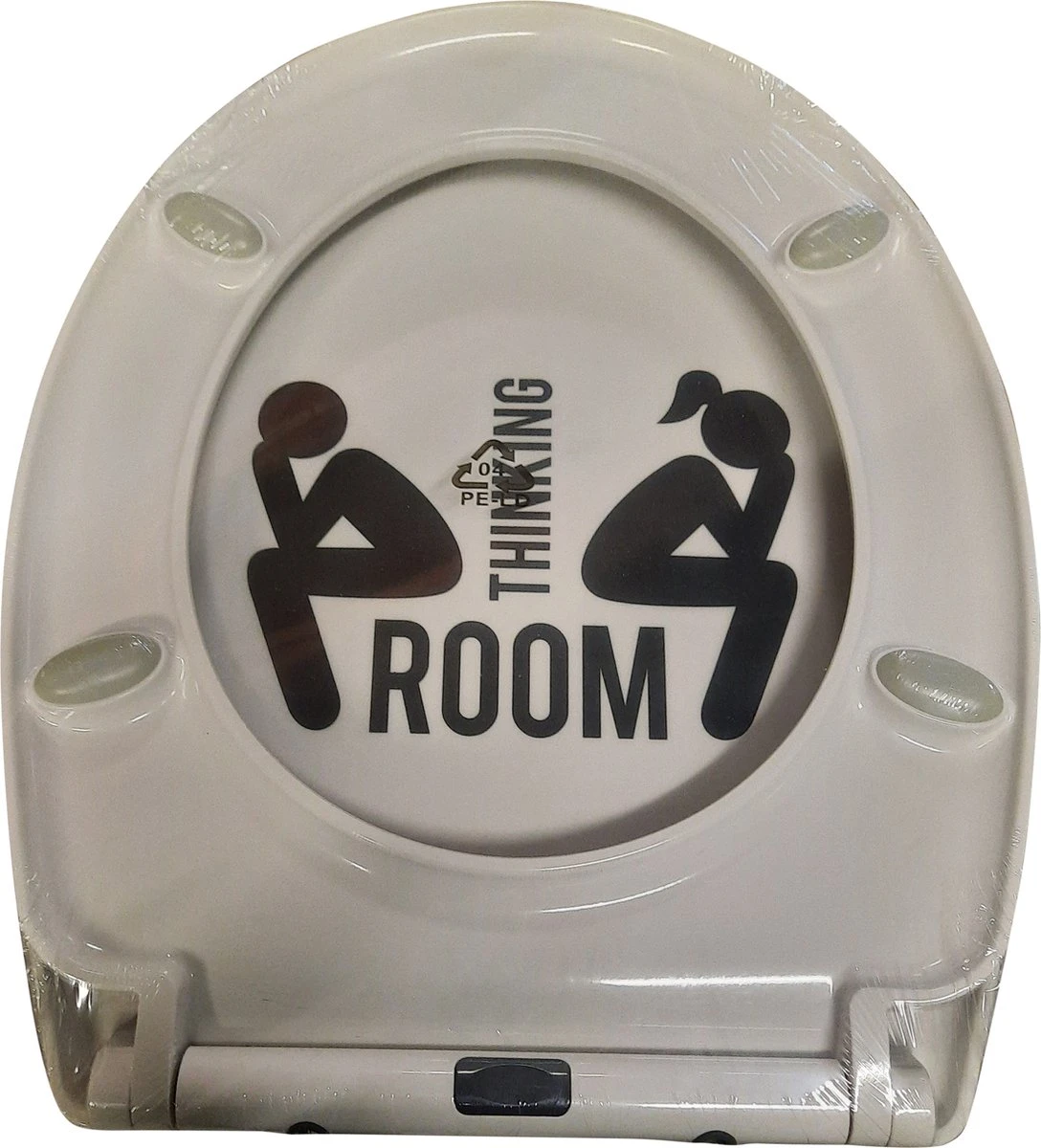 Merkloos Toiletbril - Quick - Release Functie - Soft Closed -Thinking Room