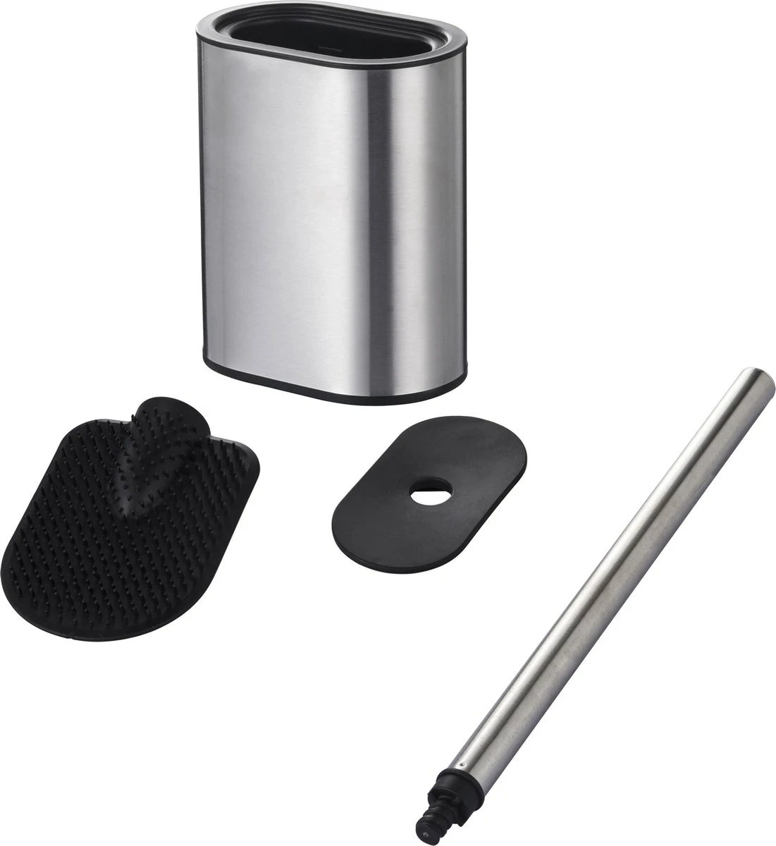 Niceey Sicilone WC Borstel Met Houder - Toiletborstel - Toiletborstel Houder - RVS - Afbeelding 5