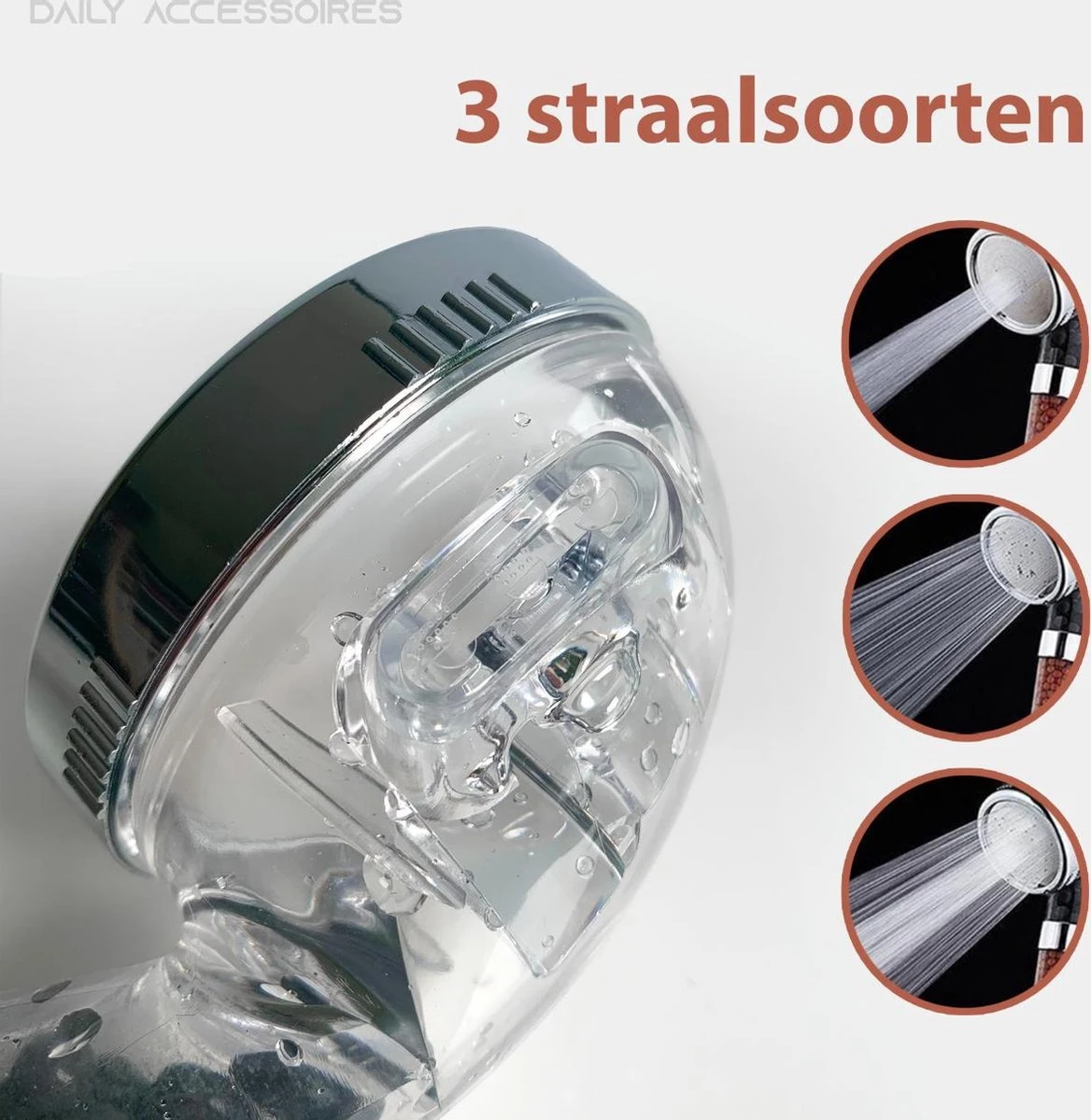 Merkloos Douche Filter - Daily Accessoires - Water Filter - Shower Filter - Douchekop Filter - Douchekop - Ionische Douchekop - Waterbesparende Douchekop - Op Elke Slang Aan Te Sluiten - Aussie Blo - Afbeelding 5