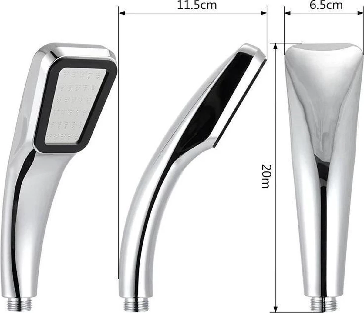 Borvat® | Douchekop 300 Gaten Hoge Druk | Sterke Douchekop | Verbeterde Badspray| Waterbesparend Douchekraan Kranen Badkamer Gereedschap Hoge Kwaliteit - Afbeelding 4