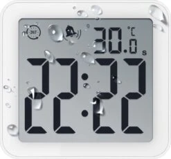 VAIVE Douchetimer Waterdicht - Douchewekker - Douche Zandloper - Klok - Shower Timer