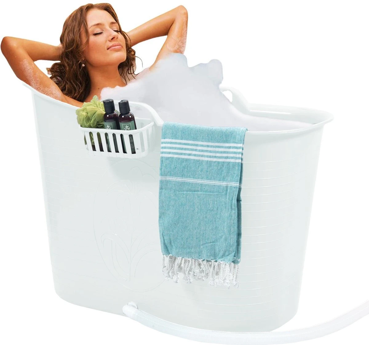 Zitbad Voor Volwassenen - Bath Bucket - Wit - 200L - Afbeelding 4