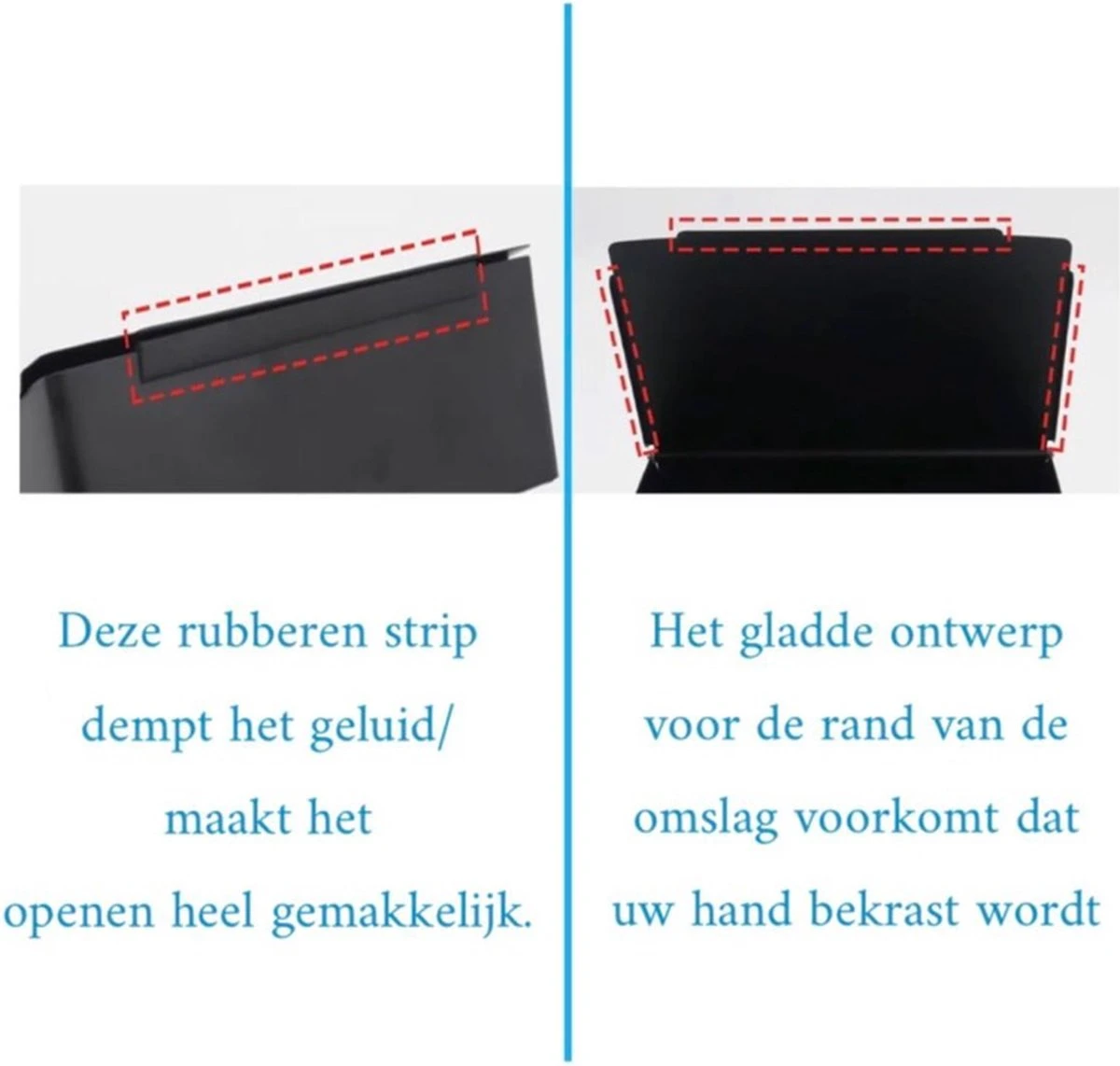 Merkloos Toti - Wc Rolhouder - Opbergvak- Zwart - Met Plankje - Zelfklevend/boren/zonder Boren - Toiletrolhouder - Afbeelding 7