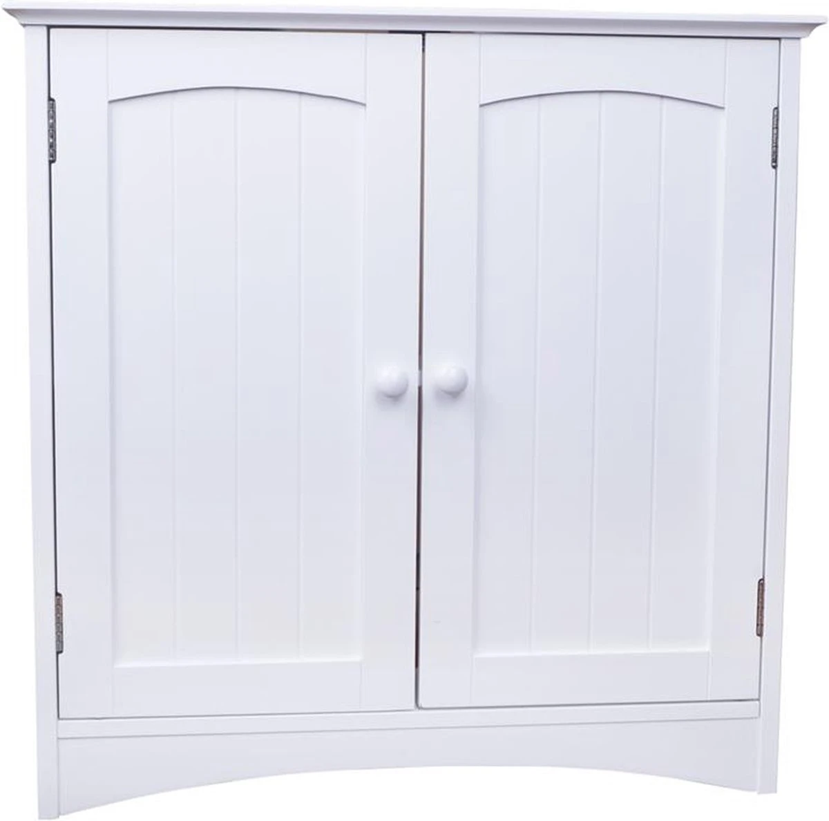 Wastafelkast - Badkamermeubel Met Uitsparing - 60 X 60 X 30 Cm - Wit - Badkamerkast - Afbeelding 4