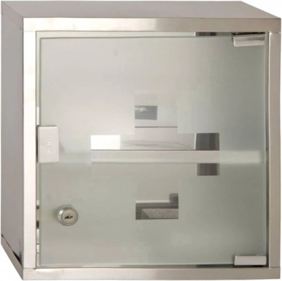 Excellent Care Medicijnkastje - Badkamermeubels - RVS - Glas - Afbeelding 3