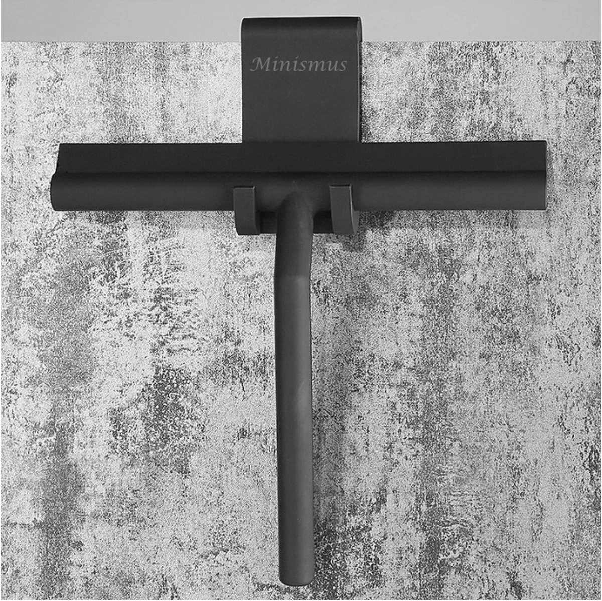 Minismus Douchewisser Zwart Met Ophanghaak - Raamwisser - Trekker Douche - Douchewissers - Raamtrekker - Douchetrekker - Afbeelding 9