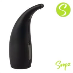 Soopz Black Graphite Classic - Automatische Zeepdispenser - No Touch Sensor - Mat Zwart - 300ml – Zeeppompje