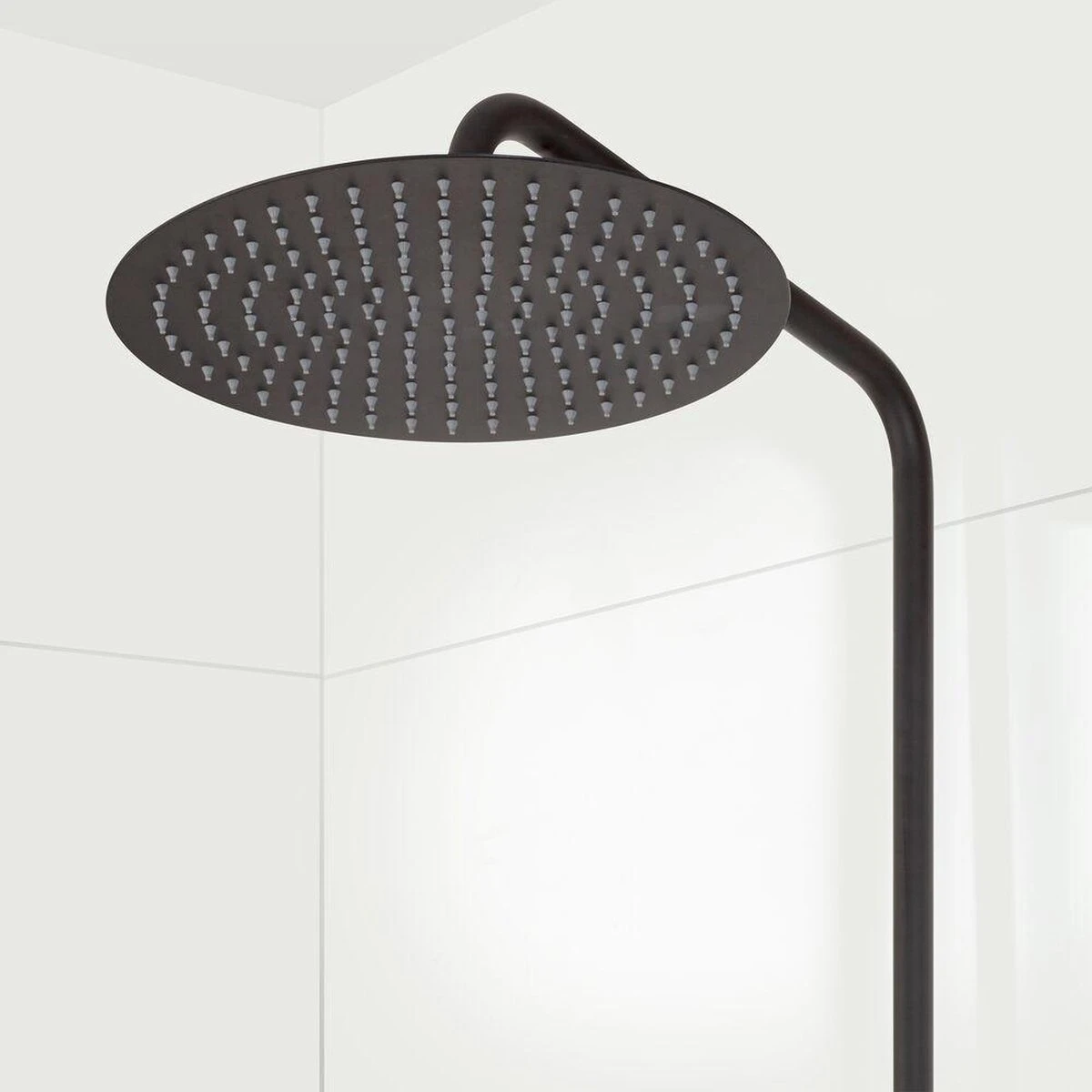 Tiger Twiss Doucheset - Regendouche Ø 30 Cm - Handdouche Ø 12 Cm - Met Thermostaatkraan - 3 Standen - Mat Zwart - Afbeelding 14