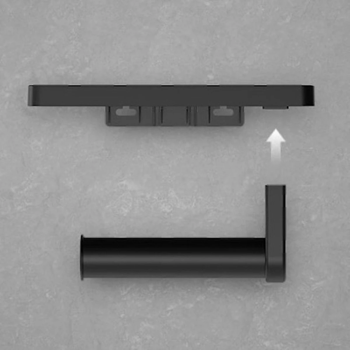 SaniRay Toiletrolhouder Met Telefoonhouder - Toiletrolhouder Met Planchet Voor Telefoon - Kunststof - WC Rolhouder Met Plankje Voor Telefoon. - Afbeelding 4