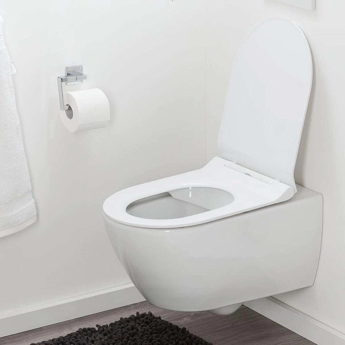 Tiger Veiros - Toiletbril - WC Bril - Thermoplast - Wit - Afbeelding 8