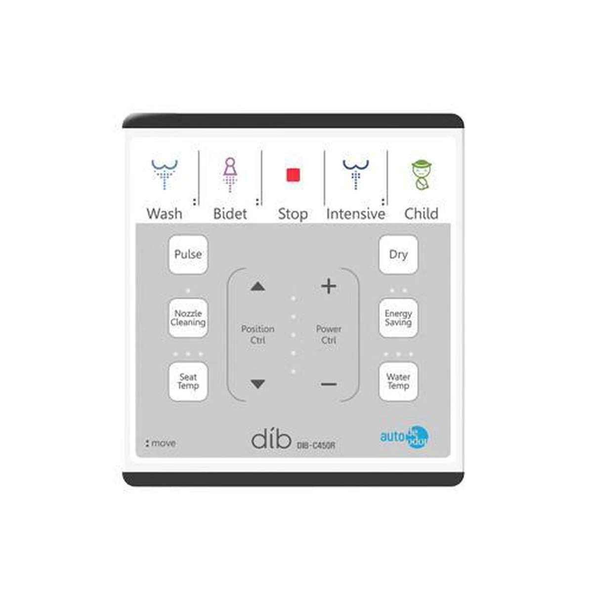 Dib C430R Bidet Wc Met Afstandsbediening - Douchewc Bril Sproeier - Japans Toilet - Afbeelding 5