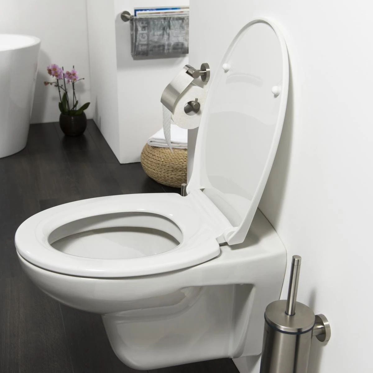 Tiger Pasadena Toiletbril - WC Bril - Thermoplast - Wit - Afbeelding 8