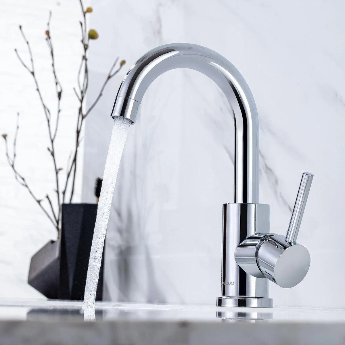 LOMAZOO Wastafelkraan Cupid - Chroom - Afbeelding 4