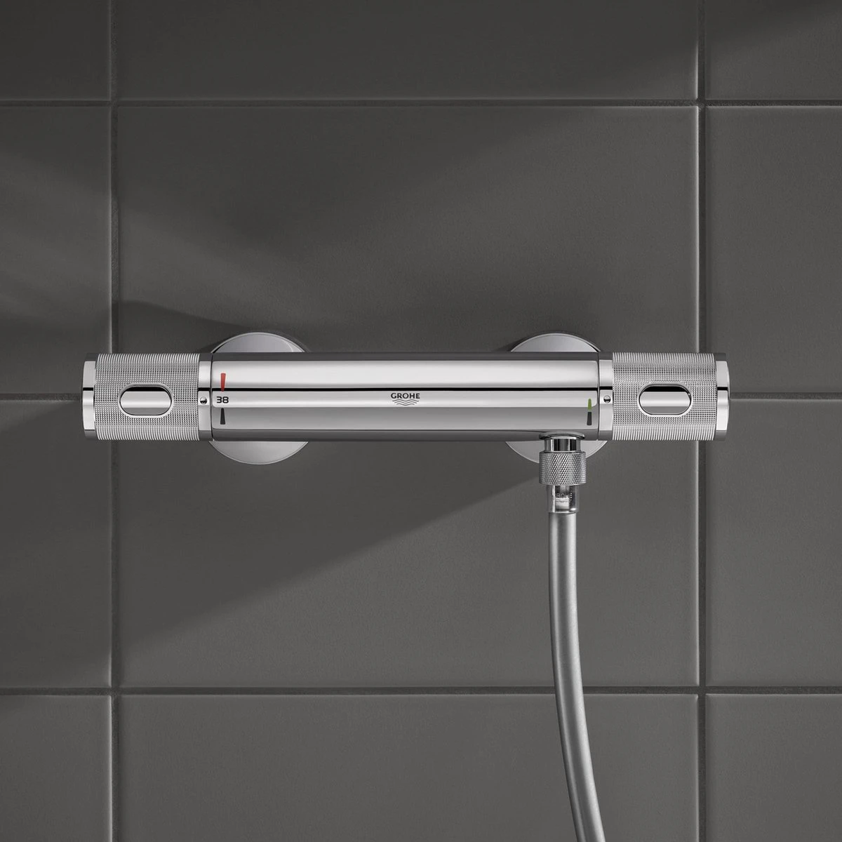 GROHE Precision Feel Thermostatische Douchekraan - EcoJoy - CoolTouch - Incl. Koppelingen - Chroom - Afbeelding 5
