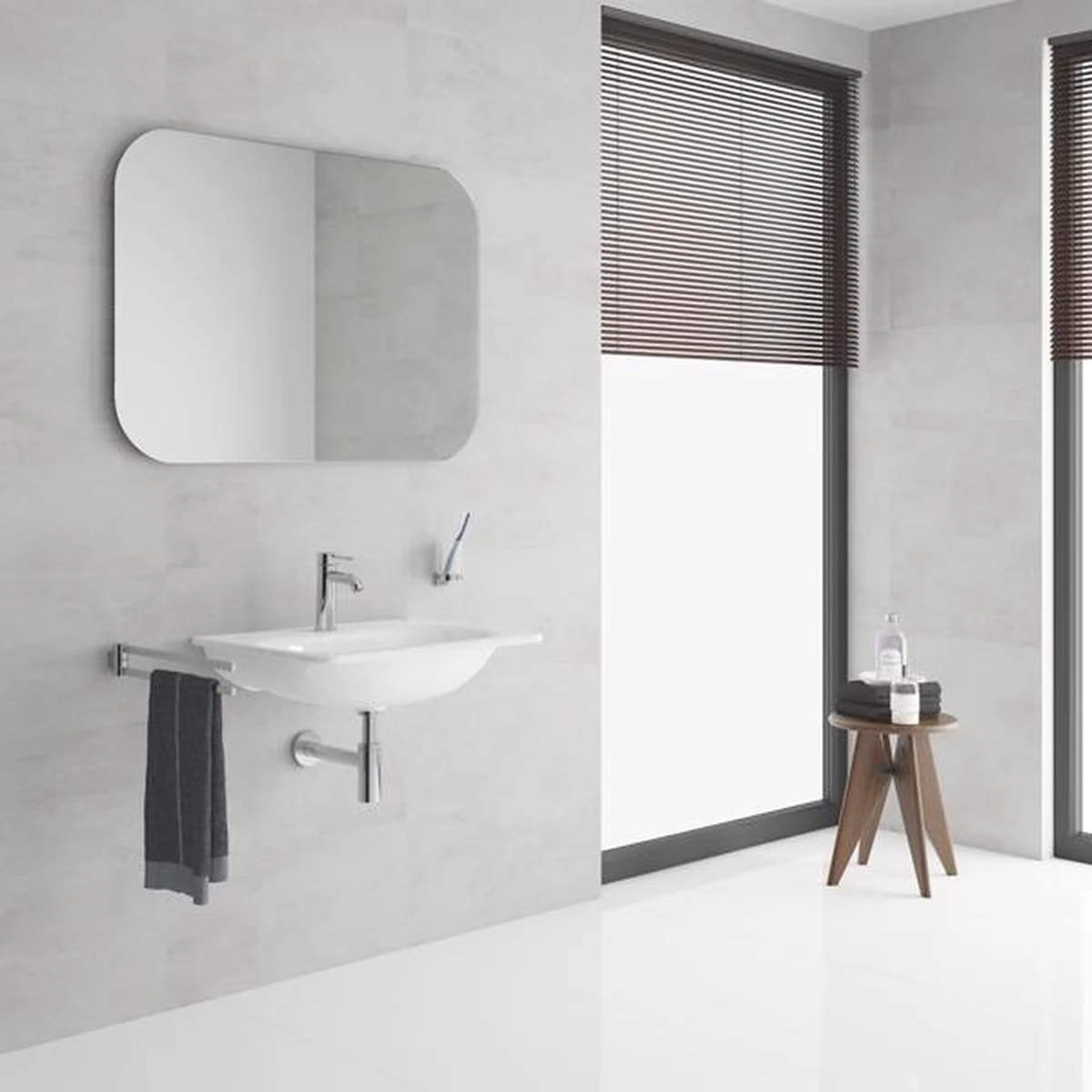 GROHE Essence New Wastafelkraan - Met EcoJoy® - Lage Uitloop - Chroom - 23590001 - Afbeelding 4