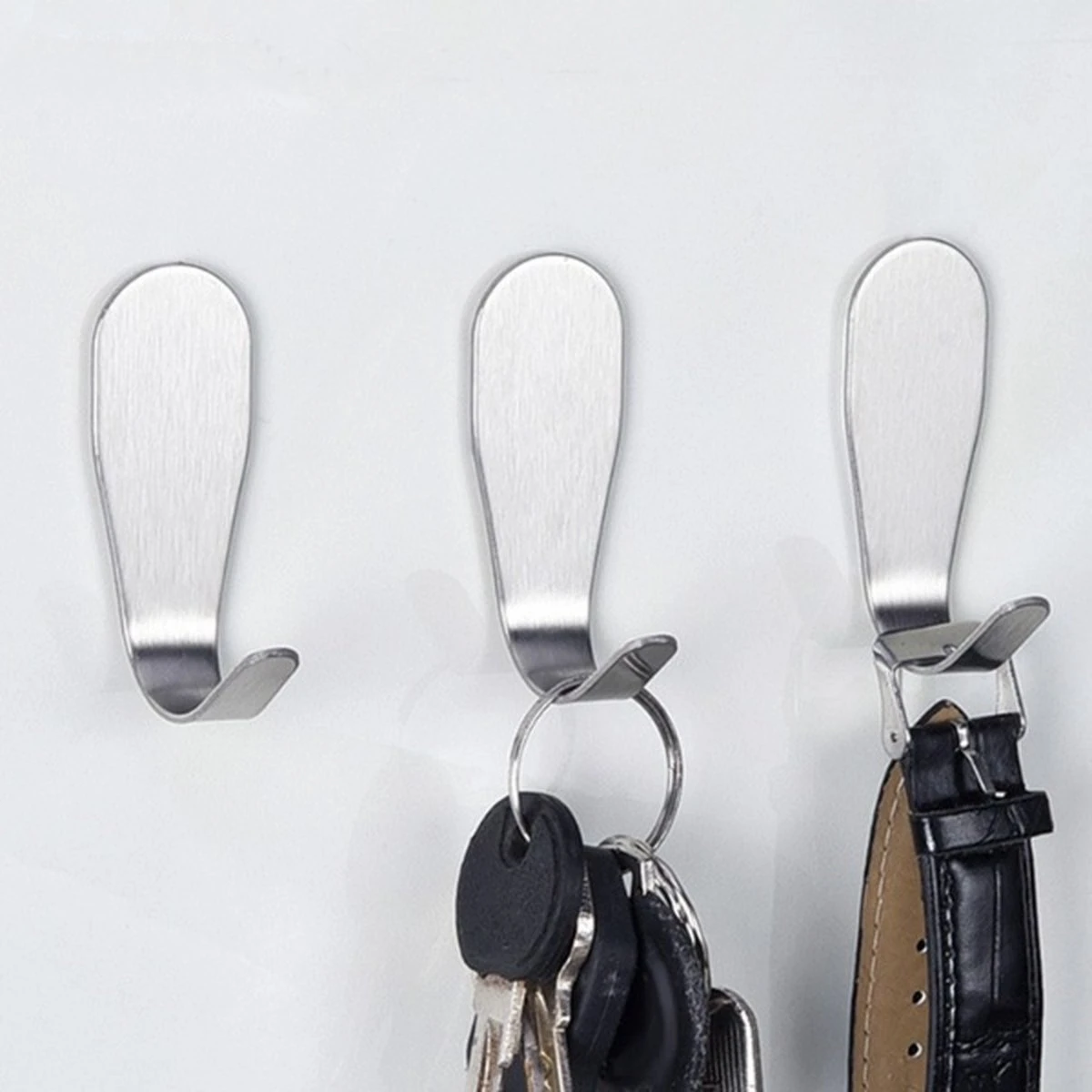 Handdoekhaakjes - Zelfklevende Haakjes - 4 Stuks - Plakhaakjes - Sterke Lijm - Afbeelding 4