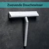 Douchewisser Wit Met Magneetstrip - Badkamer Accessoires - Raamwisser - Trekker Douche - Silicone - 21cm X 20cm