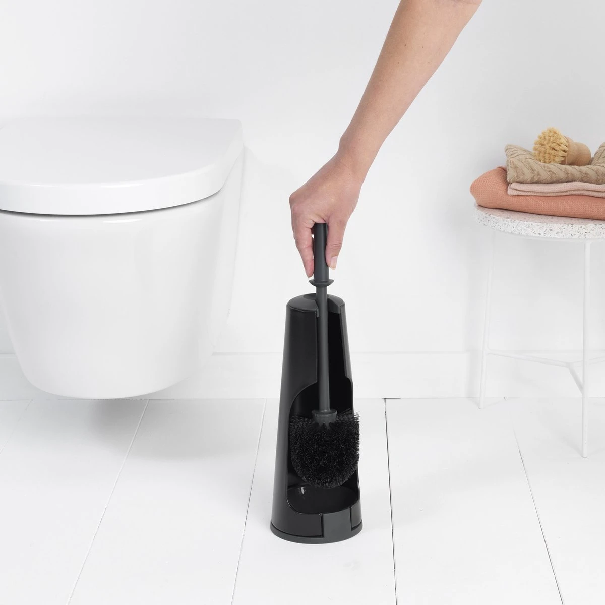 Brabantia ReNew WC Borstel - Met Houder - Matt Black - Afbeelding 9