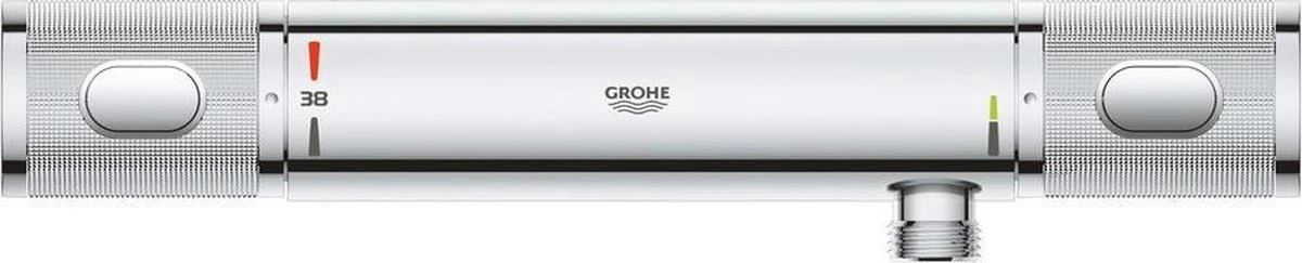 GROHE Grohtherm 1000 Performance Thermostatische Douchekraan - 12cm - Zonder Koppelingen - Chroom - 34778000 - Afbeelding 11