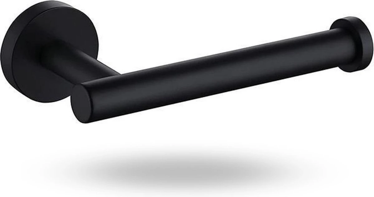 Zigla - WC Rolhouder – Toiletrolhouder – Toiletpapierhouder - WC Rol Houder – RVS – Zwart