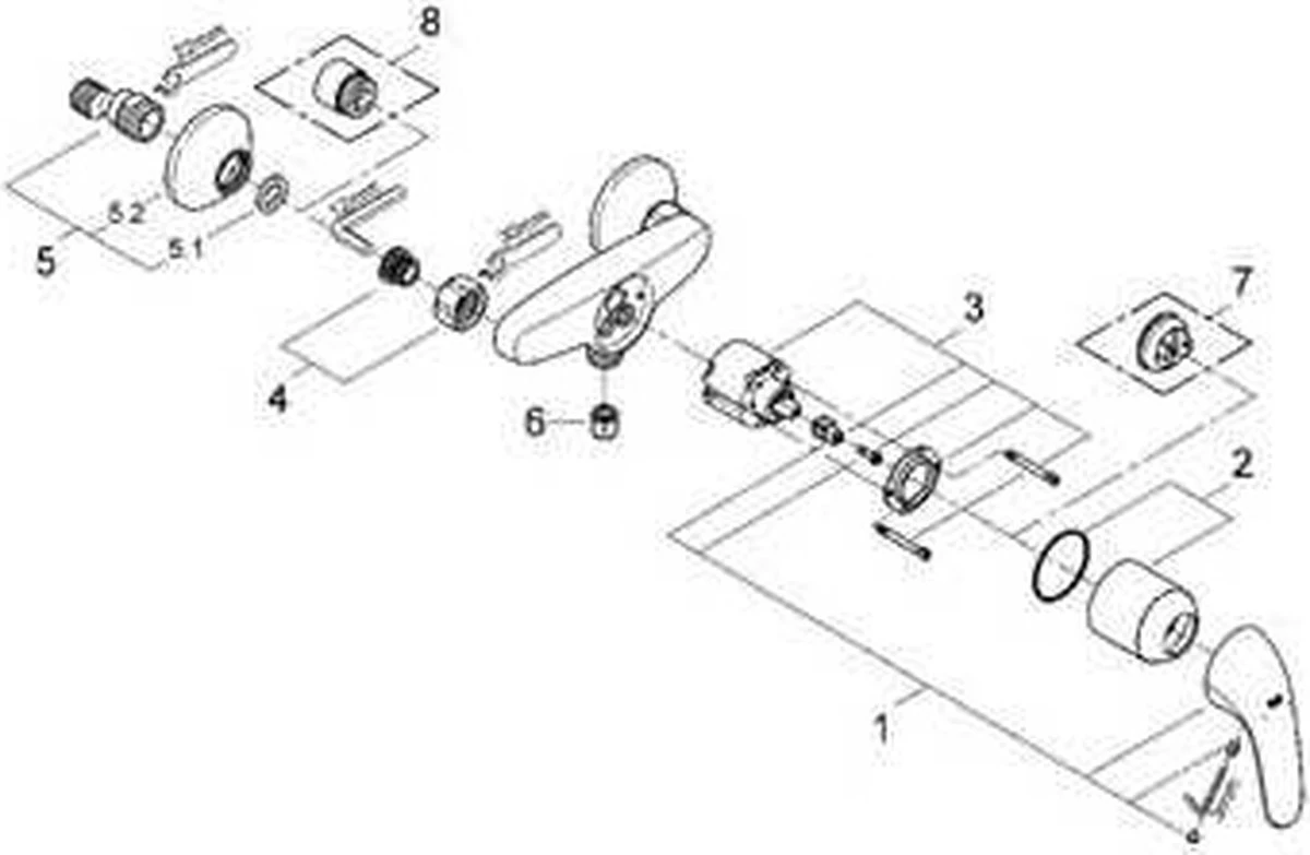 GROHE Euroeco Douchekraan - 15 Cm - Chroom - 32740000 - Afbeelding 3