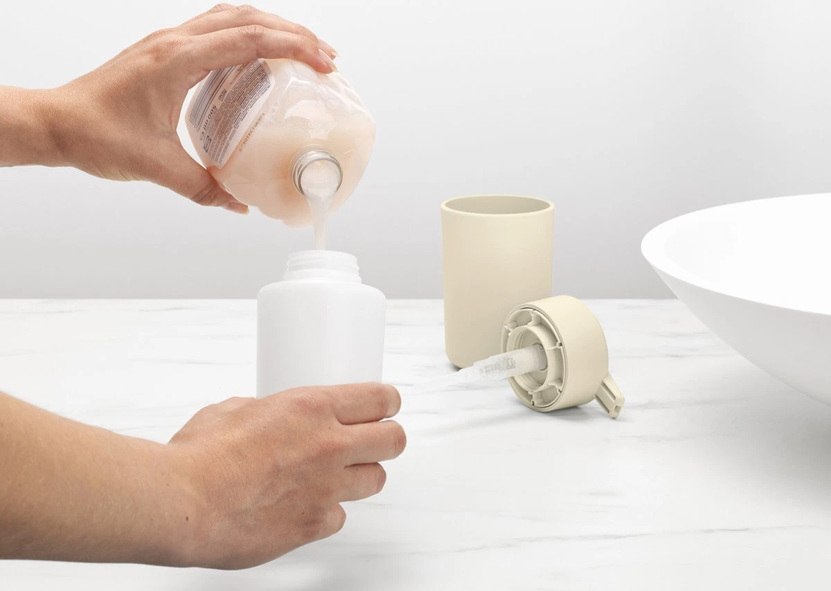 Brabantia ReNew Zeepdispenser - 250 Ml - Soft Beige - Afbeelding 4