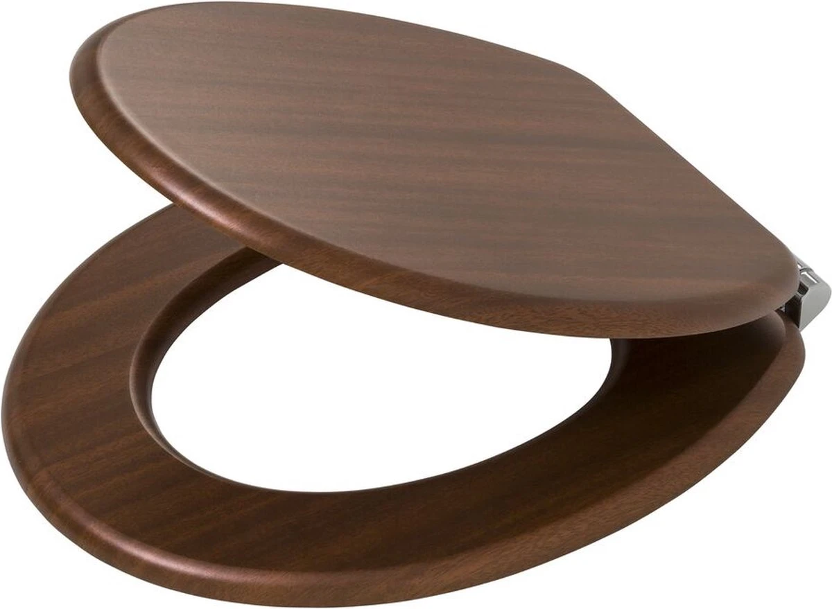 Tiger Douglas - Toiletbril - MDF - Walnoot