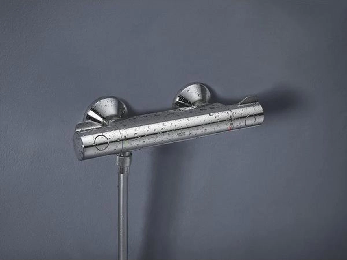 GROHE Grohtherm 800 Thermostatische Waterbesparende Douchekraan - EcoJoy® - 15 Cm - Met Koppelingen - Chroom - Afbeelding 14