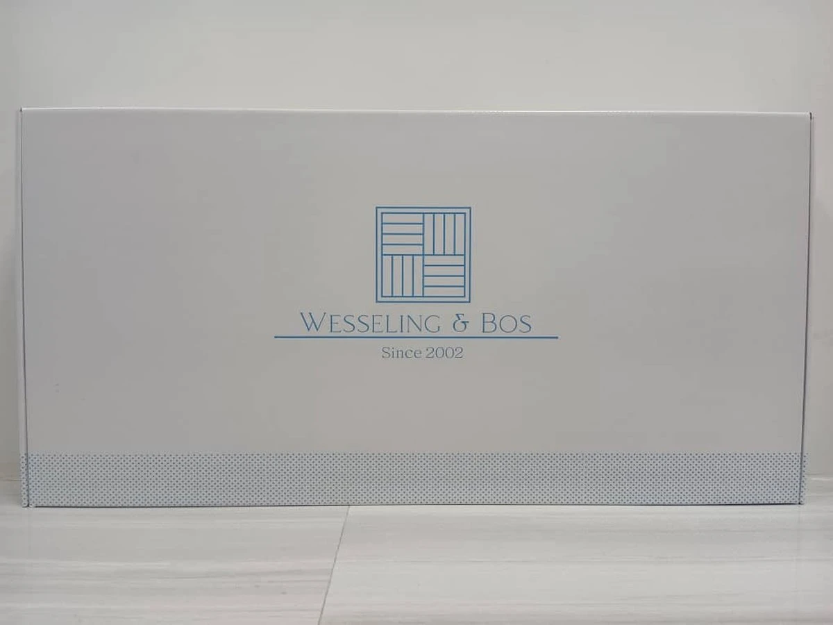 Wesseling & Bos Doucheset - Regendouche Mat Goud Geborsteld - Doucheset Met Thermostaatkraan - Atlanta - Afbeelding 3