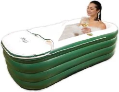 Q’ualife® Opblaasbaar Bad – Ligbad – Zitbad – Opblaasbaar Ligbad – Bad – Badkuip Volwassenen