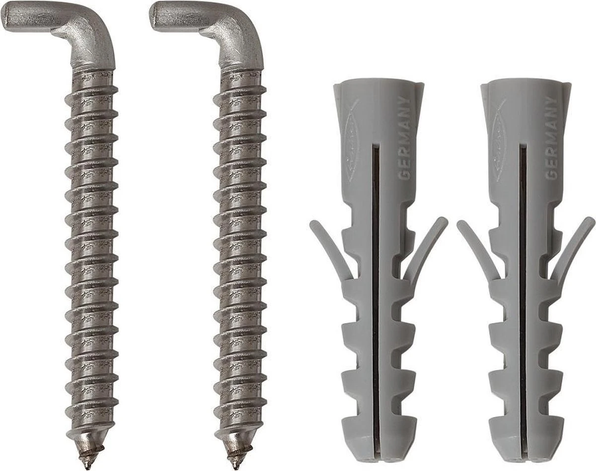 Sealskin Brix - Wandkubus Wandelement Wandrek - 12x24x24 Cm - Metaal - Zwart - Afbeelding 2