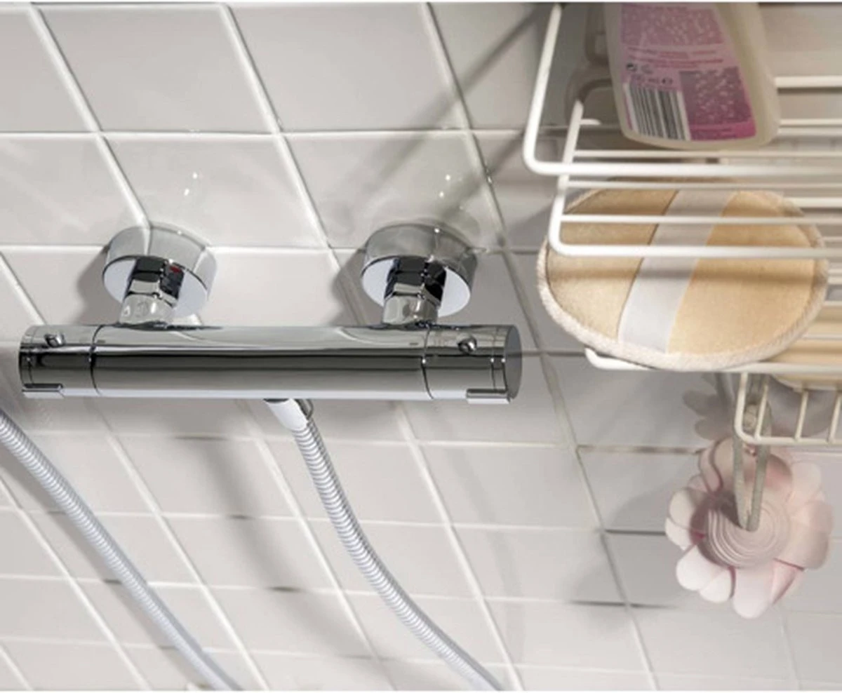 SCHÜTTE London Thermostatische Douchekraan - Hartafstand 120 Mm - Chroom - Afbeelding 9