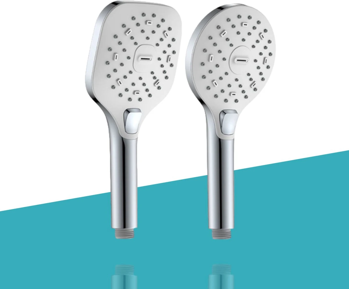 BADO Douchekop Met Slang - Handdouche - Douchekop - Waterbesparend - Doucheslang - Chroom - Afbeelding 5