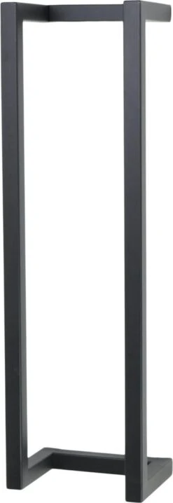 LOFT42 Wandhanddoekenrek Small - Zwart - Metaal - 67x20x15