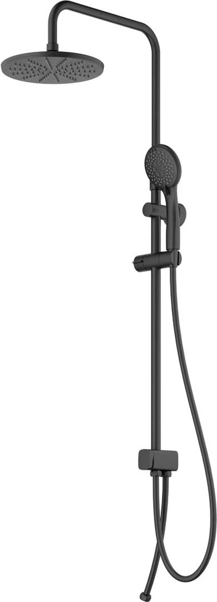 Livarno Home Regendouche Set Zwart 80-120cm Hoogte Verstelbaar - Afbeelding 4