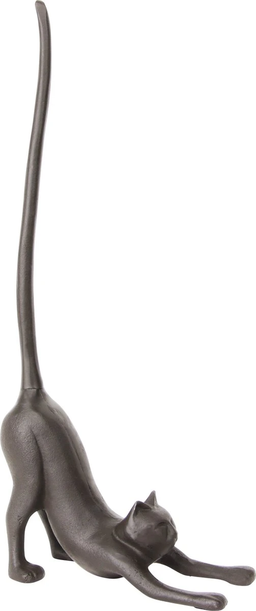 KAT Reserverolhouder - Toiletrolstandaard - Keukenrolhouder - WC Rolhouder Staand - Toiletrolhouder Staand - Reserverolhouders - Poes - Afbeelding 6