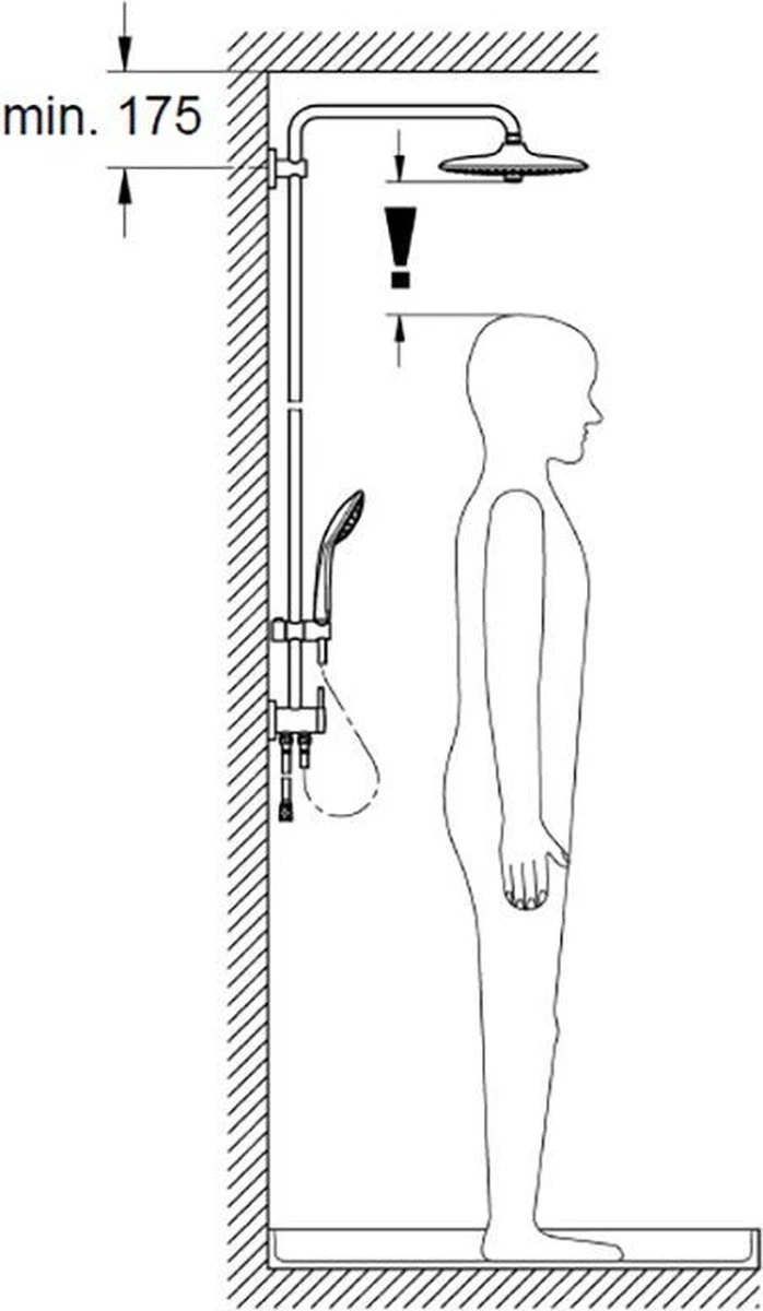 GROHE Euphoria Regendouche - ø 26 Cm - Zonder Thermostaat - Chroom - Afbeelding 15