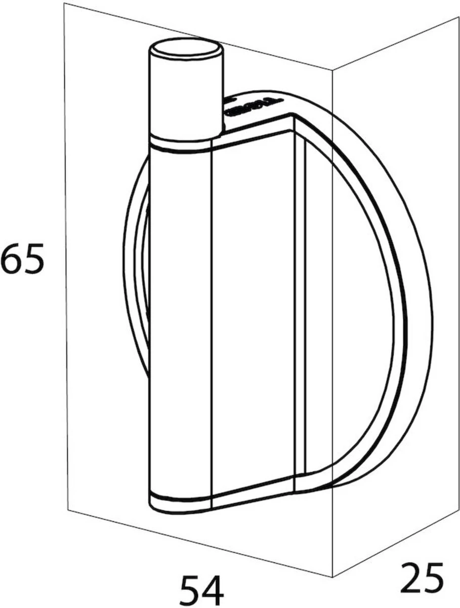 Tiger Tune Toiletaccessoires 3st. Incl. WC/Toilet Borstel, Rolhouder & Handdoekhaak - Messing/Zwart - Afbeelding 7