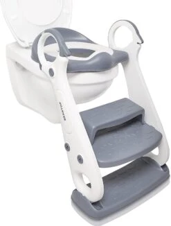 Premium Toiletzitting Voor Kinderen Met Een Trap Van BEARTOP | Antislip | Toilethoogte 38-42cm | Stabieler Ontwerp 2021 | Tot 75kg | Toilettrainer, Toiletzitting, Trainer