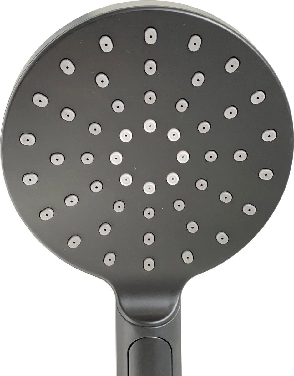 4bathroomz® Zwarte Regendouche Met Thermostatische Kraan - 20cm Hoofddouche - Afbeelding 8