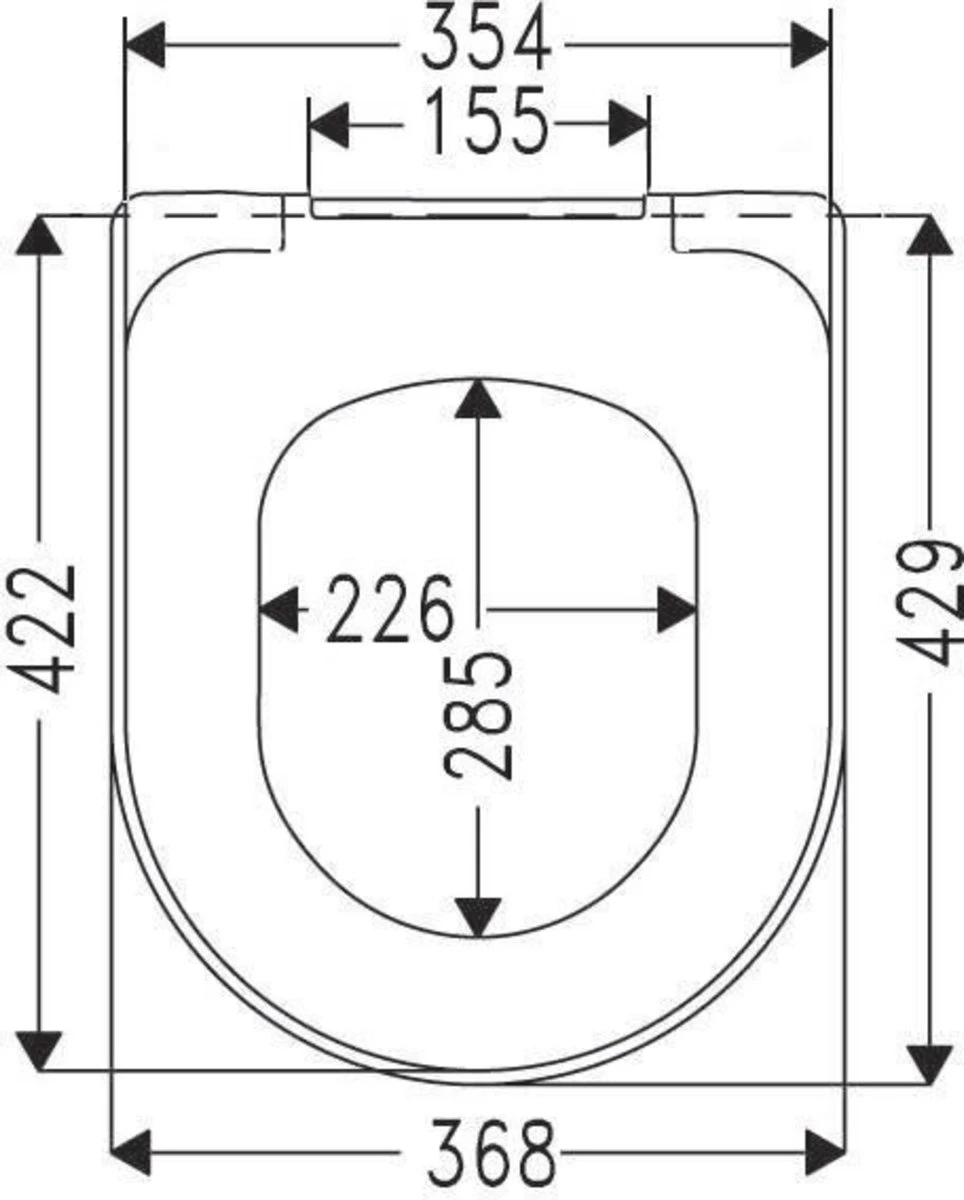 Villeroy & Boch Toiletbril O.Novo - Afbeelding 2