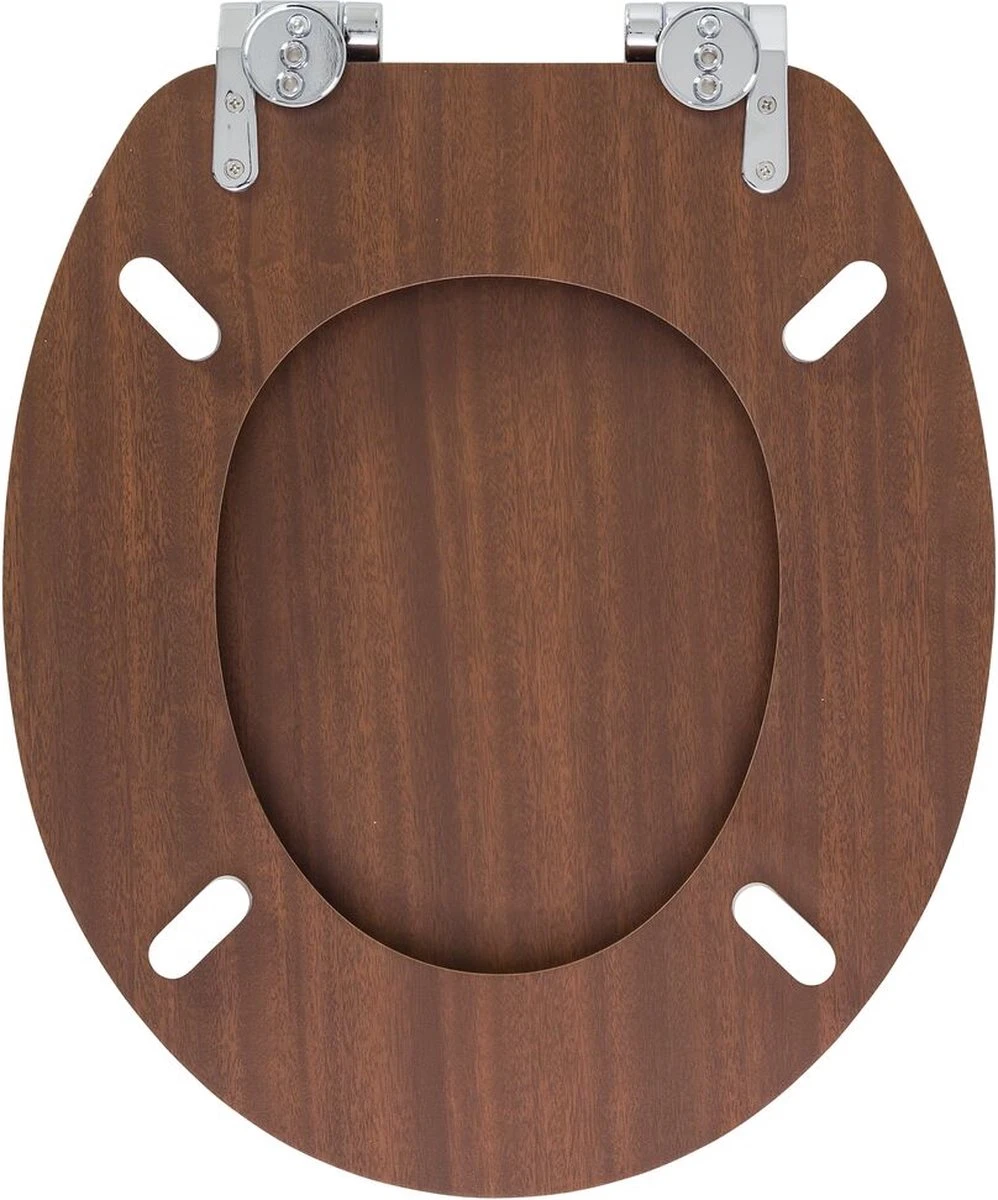 Tiger Douglas - Toiletbril - MDF - Walnoot - Afbeelding 4