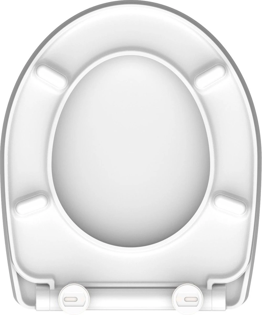 SCHÜTTE WC-Bril 82581 RELAXING FROG - High Gloss - Duroplast - Soft Close - Afklikbaar - RVS-Scharnieren - Decor - 1-zijdige Print - Afbeelding 5